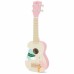 Medinė ukulelė vaikams, rožinė CLASSIC WORLD