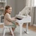 CLASSIC WORLD Large Piano for Children with Chair and Learning Book
