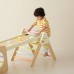 5-in-1 medinis Montessori laipiojimo trikampio rinkinys vaikams – namų žaidimų aikštelė ir gimnastikos kompleksas CLASSIC WORLD
