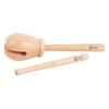 CLASSIC WORLD EDU medinis muzikinis instrumentas – ritminis „Woodblock“, 2 dalių