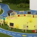 Didelis medinis namelis-pavėsinė-žaidimų aikštelė CLASSIC WORLD EDU