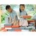 Putplasčio statybiniai blokeliai - surenkamas stogas CLASSIC WORLD EDU Mega Soft EVA 