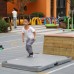 CLASSIC WORLD EDU dviejų dalių sulankstomas apsauginis gimnastikos kilimėlis