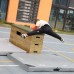 CLASSIC WORLD EDU dviejų dalių sulankstomas apsauginis gimnastikos kilimėlis
