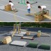 CLASSIC WORLD EDU dviejų dalių sulankstomas apsauginis gimnastikos kilimėlis