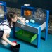 Vandens stalas 2 viename eksperimentinis rinkinys smėliui ir vandeniui CLASSIC WORLD EDU