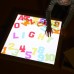 LED šviesos skydelis, keičiantis spalvą su nuotolinio valdymo pultu MASTERKIDZ