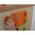 Mokymosi atidaryti ir uždaryti spynas sieninė manipuliavimo lenta MASTERKIDZ
