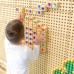 Spalvotų akrilinių deimantų rinkinys STEM edukacinei lentai – 72 vnt. MASTERKIDZ