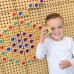 Spalvotų akrilinių deimantų rinkinys STEM edukacinei lentai – 72 vnt. MASTERKIDZ