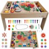 Medinis edukacinis stalas + STEM sienos priedai MASTERKIDZ