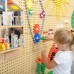 Sieninė edukacinė lenta „Krumpliaračiai ir grandinė“ – sukurk savo mechanizmą, 79 detalės MASTERKIDZ STEM