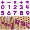 Skaičių ir simbolių rinkinys STEM sieninėms plokštėms mokytis skaičiavimo ir matematikos, 82 vnt. MASTERKIDZ