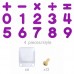 Skaičių ir simbolių rinkinys STEM sieninėms plokštėms mokytis skaičiavimo ir matematikos, 82 vnt. MASTERKIDZ
