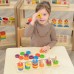 Edukacinė skaičiavimo ir spalvų rūšiavimo dėlionė vaikams MASTERKIDZ Montessori