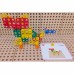 Geometrinių formų kaladėlių rinkinys STEM sienų plokštėms, 260 vnt. MASTERKIDZ Geometrinių formų kaladėlių rinkinys STEM sienų plokštėms, 260 vnt. MASTERKIDZ