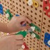 Geometrinių formų kaladėlių rinkinys STEM sienų plokštėms, 260 vnt. MASTERKIDZ Geometrinių formų kaladėlių rinkinys STEM sienų plokštėms, 260 vnt. MASTERKIDZ