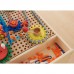 Mišrių krumpliaračių priedų rinkinys STEM sienų plokštėms, 198 vnt. MASTERKIDZ