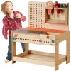 Medinės dirbtuvės su įrankiais ir priedais MASTERKIDZ Montessori STEM