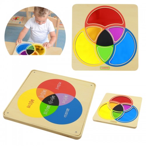 Edukacinė lenta, veidrodis, mokantis maišyti spalvas MASTERKIDZ
