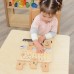 Medinė edukacinė pupelės gyvenimo ciklo lenta vaikams MASTERKIDZ