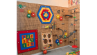 STEM mokslinių eksperimentų ir sporto priedų rinkinys edukacinėms STEM sienelėms MASTERKIDZ