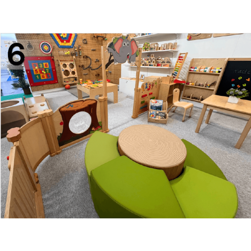 Mokslinių eksperimentų ir konstravimo žaidimų kampelio rinkinys – pilnavertė ekspozicinė prekė MASTERKIDZ STEM