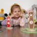 Medinis įgūdžių žaidimas Mėtyk į taikinius gyvūnėlius, 15 vnt. TOOKY TOY