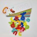 Dėlionė abėcėlės Raidžių, žodžių, gyvūnų mokymasis 57 vnt. TOOKY TOY Montessori