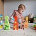 Medinis boulingas vaikams, 6 vnt. + kamuoliukas TOOKY TOY Medinis boulingas vaikams, 6 vnt. + kamuoliukas TOOKY TOY