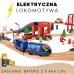 Medinis elektrinis gaisrinės traukinio rinkinys su garso efektais – 70 dalių, FSC TOOKY TOY