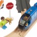 Medinis elektrinis gaisrinės traukinio rinkinys su garso efektais – 70 dalių, FSC TOOKY TOY