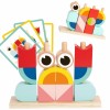 Kūrybingi mediniai 3D kosminiai kaladėlės krabas TOOKY TOY