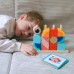 Medinis krabo dėlionės kaladėlių rinkinys, pastelinės spalvos TOOKY TOY Medinis krabo dėlionės kaladėlių rinkinys, pastelinės spalvos TOOKY TOY