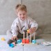 Medinis krabo dėlionės kaladėlių rinkinys, pastelinės spalvos TOOKY TOY Medinis krabo dėlionės kaladėlių rinkinys, pastelinės spalvos TOOKY TOY