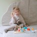 Medinis krabo dėlionės kaladėlių rinkinys, pastelinės spalvos TOOKY TOY Medinis krabo dėlionės kaladėlių rinkinys, pastelinės spalvos TOOKY TOY