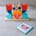 Medinis krabo dėlionės kaladėlių rinkinys, pastelinės spalvos TOOKY TOY Medinis krabo dėlionės kaladėlių rinkinys, pastelinės spalvos TOOKY TOY