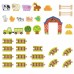 Medinės fermos lagamine figūrėlės, transporto priemonės TOOKY TOY