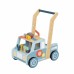 Medinis vaikštynės automobilis mini STEM dirbtuvės TOOKY TOY