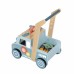 Medinis vaikštynės automobilis mini STEM dirbtuvės TOOKY TOY