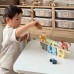 Mediniai kaladėlės Dėlionė Gyvūnai Montessori 9 vnt. TOOKY TOY