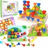 Daugiafunkcinė lenta su spalvotais varžtais, mokymosi figūromis TOOKY TOY