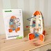 Didelė medinė edukacinė daugiafunkcinė raketa Tooky Toy