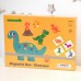 Magnetinė dėlionė Dinozaurų dėlionė TOOKY TOY