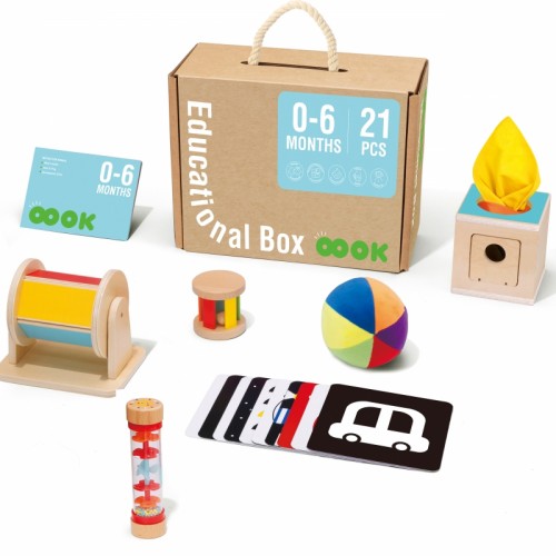 Žaislų dėžutė XXL Montessori edukacinė 6in1 sensorinė dėžutė 0-6 mėnesių TOOKY TOY Žaislų dėžutė XXL Montessori edukacinė 6in1 sensorinė dėžutė 0-6 mėnesių TOOKY TOY