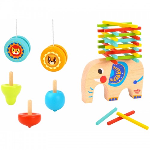 Arkadinių žaidimų rinkinys, 46 vnt. TOOKY TOY Arkadinių žaidimų rinkinys, 46 vnt. TOOKY TOY