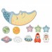 Miegantis mėnulis Balansuojantis medinis dėlionės Montessori žaislas TOOKY TOY Miegantis mėnulis Balansuojantis medinis dėlionės Montessori žaislas TOOKY TOY