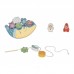 Miegantis mėnulis Balansuojantis medinis dėlionės Montessori žaislas TOOKY TOY Miegantis mėnulis Balansuojantis medinis dėlionės Montessori žaislas TOOKY TOY