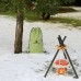 Medinis stovyklavimo maisto gaminimo rinkinys su laužaviete TOOKY TOY