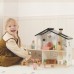 Medinis lėlių namelis vaikams su baldais ir šeimos figūrėlėmis – 20 dalių TOOKY TOY